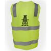 JB's Hi Vis (D+N) Zip Safety Vest Thumbnail