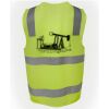 JB's Hi Vis (D+N) Zip Safety Vest Thumbnail