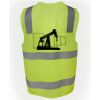 JB's Hi Vis (D+N) Zip Safety Vest Thumbnail