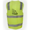 JB's Hi Vis (D+N) Zip Safety Vest Thumbnail