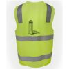 JB's Hi Vis (D+N) Zip Safety Vest Thumbnail