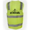 JB's Hi Vis (D+N) Zip Safety Vest Thumbnail