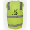 JB's Hi Vis (D+N) Zip Safety Vest Thumbnail