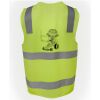 JB's Hi Vis (D+N) Zip Safety Vest Thumbnail
