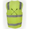 JB's Hi Vis (D+N) Zip Safety Vest Thumbnail