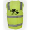 JB's Hi Vis (D+N) Zip Safety Vest Thumbnail