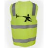 JB's Hi Vis (D+N) Zip Safety Vest Thumbnail