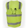 JB's Hi Vis (D+N) Zip Safety Vest Thumbnail