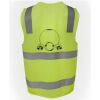 JB's Hi Vis (D+N) Zip Safety Vest Thumbnail