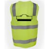 JB's Hi Vis (D+N) Zip Safety Vest Thumbnail