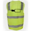 JB's Hi Vis (D+N) Zip Safety Vest Thumbnail