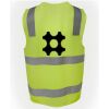 JB's Hi Vis (D+N) Zip Safety Vest Thumbnail