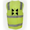 JB's Hi Vis (D+N) Zip Safety Vest Thumbnail