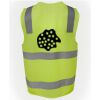 JB's Hi Vis (D+N) Zip Safety Vest Thumbnail