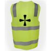 JB's Hi Vis (D+N) Zip Safety Vest Thumbnail