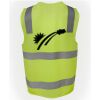 JB's Hi Vis (D+N) Zip Safety Vest Thumbnail