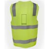 JB's Hi Vis (D+N) Zip Safety Vest Thumbnail