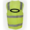 JB's Hi Vis (D+N) Zip Safety Vest Thumbnail