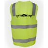 JB's Hi Vis (D+N) Zip Safety Vest Thumbnail