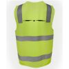 JB's Hi Vis (D+N) Zip Safety Vest Thumbnail
