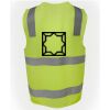 JB's Hi Vis (D+N) Zip Safety Vest Thumbnail