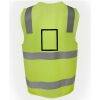 JB's Hi Vis (D+N) Zip Safety Vest Thumbnail
