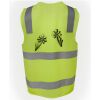 JB's Hi Vis (D+N) Zip Safety Vest Thumbnail