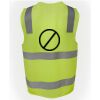 JB's Hi Vis (D+N) Zip Safety Vest Thumbnail