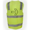 JB's Hi Vis (D+N) Zip Safety Vest Thumbnail
