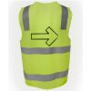 JB's Hi Vis (D+N) Zip Safety Vest Thumbnail