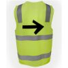 JB's Hi Vis (D+N) Zip Safety Vest Thumbnail