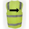 JB's Hi Vis (D+N) Zip Safety Vest Thumbnail
