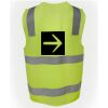 JB's Hi Vis (D+N) Zip Safety Vest Thumbnail
