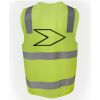 JB's Hi Vis (D+N) Zip Safety Vest Thumbnail
