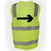 JB's Hi Vis (D+N) Zip Safety Vest Thumbnail