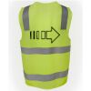 JB's Hi Vis (D+N) Zip Safety Vest Thumbnail