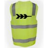 JB's Hi Vis (D+N) Zip Safety Vest Thumbnail