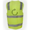 JB's Hi Vis (D+N) Zip Safety Vest Thumbnail
