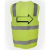 JB's Hi Vis (D+N) Zip Safety Vest Thumbnail