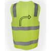 JB's Hi Vis (D+N) Zip Safety Vest Thumbnail