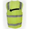 JB's Hi Vis (D+N) Zip Safety Vest Thumbnail