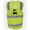 JB's Hi Vis (D+N) Zip Safety Vest Thumbnail
