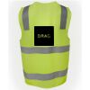 JB's Hi Vis (D+N) Zip Safety Vest Thumbnail