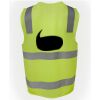 JB's Hi Vis (D+N) Zip Safety Vest Thumbnail