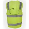 JB's Hi Vis (D+N) Zip Safety Vest Thumbnail