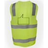 JB's Hi Vis (D+N) Zip Safety Vest Thumbnail