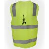 JB's Hi Vis (D+N) Zip Safety Vest Thumbnail