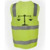 JB's Hi Vis (D+N) Zip Safety Vest Thumbnail