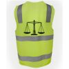 JB's Hi Vis (D+N) Zip Safety Vest Thumbnail