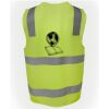 JB's Hi Vis (D+N) Zip Safety Vest Thumbnail